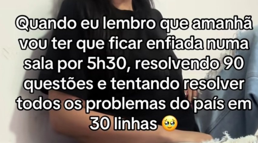 Venci meu primeiro Enem.kzkskzkzkksskkz