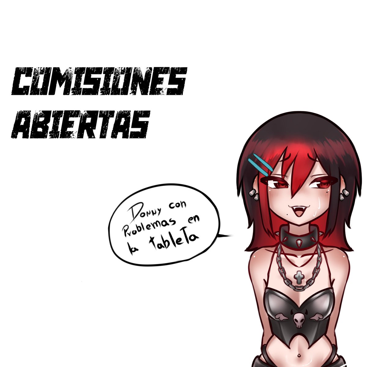 Donny280's tweet photo. Comisiones abiertas porque me anda fallando la tableta, le dan una monedita a este artista? 😢 todos los precios son en peso chileno.
#commissions #commissionsopen #fanart #digitalart https://t.co/OxM3mqs11o