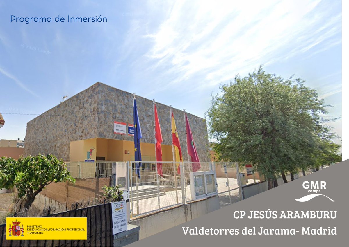 Esta semana realiza un programa de inmersión el CP JESÚS ARAMBURUValdetorres de Jarama (Madrid). Si quieres saber algo más de este centro...
gmrcamps.com/leon/en-gmr-ca…
#excursionesescolares #gmrcamps #GMR #MEFP #colegios #inmersionlinguistica