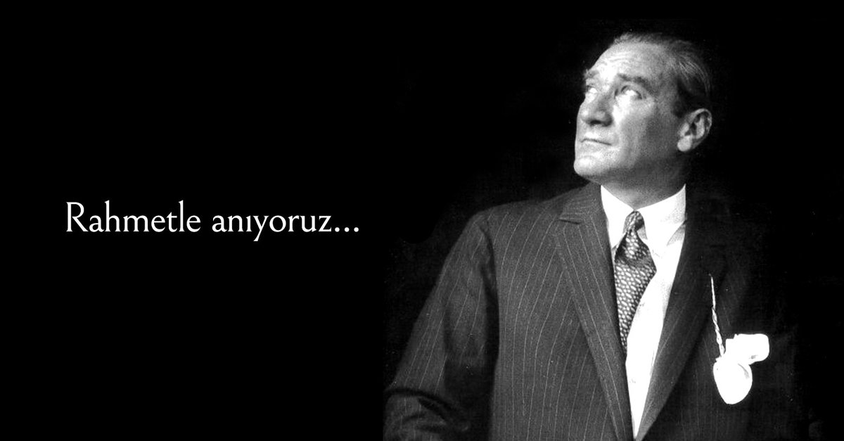 Gazi Mustafa Kemal Atatürk’ü, ebediyete intikalinin 87. yıl dönümünde rahmetle anıyoruz.