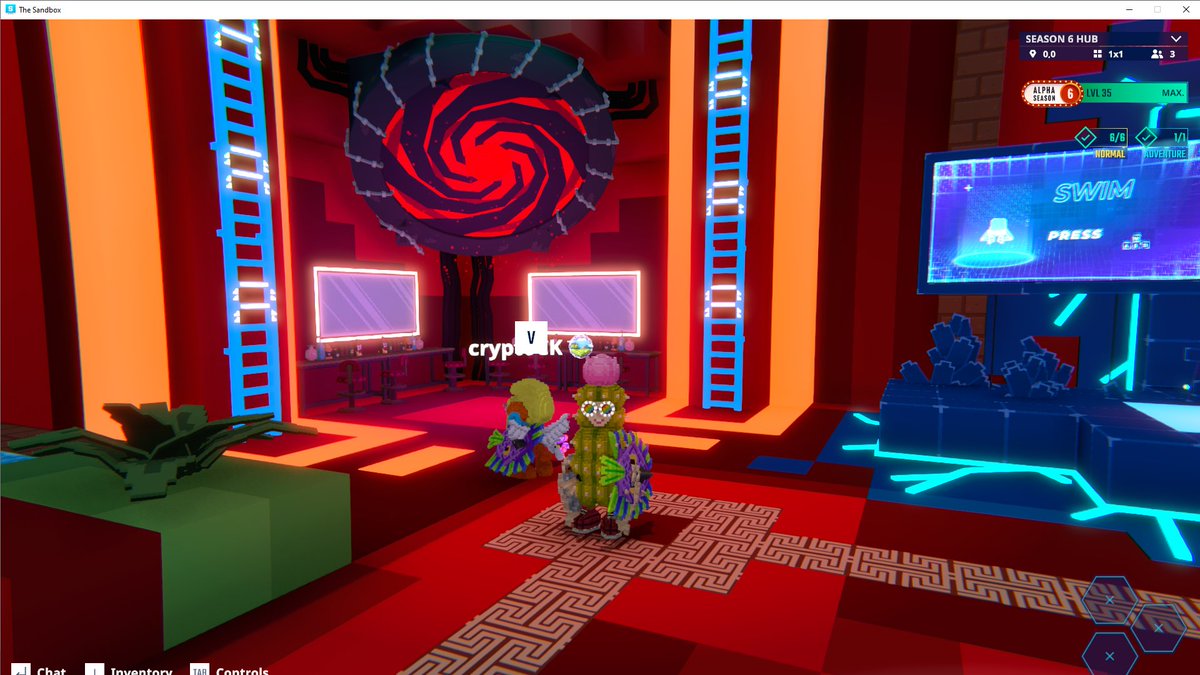 Ready to explore <a href="/TheSandboxGame/">The Sandbox</a> with my favorite avatar!  tsbga.me/TheSandbox