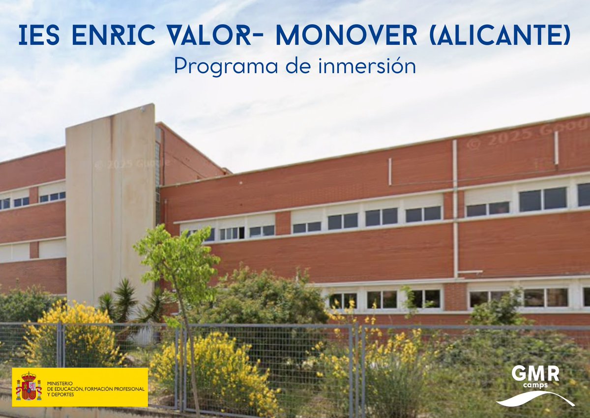 El IES Enric Valor Monover de Monóvar (Alicante) vino a realizar un programa de inmersión een GMR Camps
gmrcamps.com/leon/ies-enric…
#gmrcamps #excursionesescolares #GMR #MEFP #inmersionlinguistica #colegios
