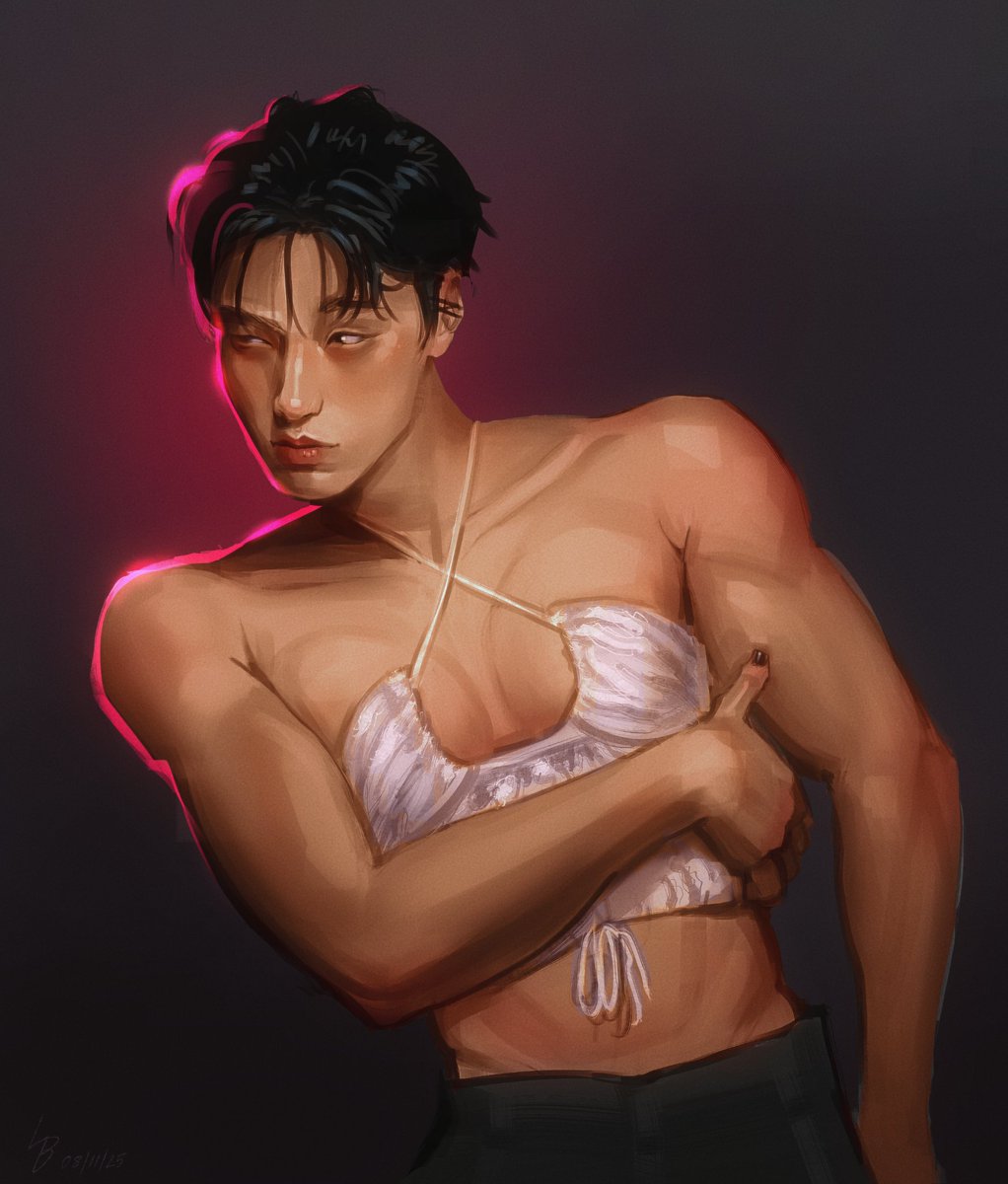 When Pinterest randomly placed San's photo next to this delicious top💘

It had to be done🙂‍↕️🎩🌹

#ATEEZ #SAN #fanart #ATINY #ATEEZfanart #KPOP