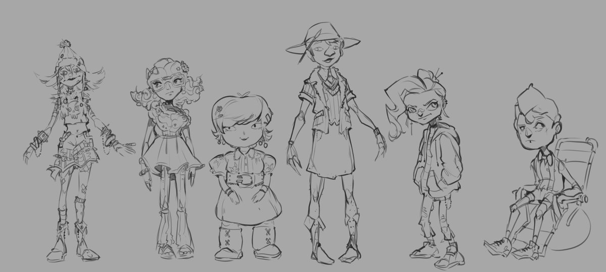 I just finished the sketch of the interns' redesign in my style :)

#psychonauts #doublefine #fanart #lizzie natividad #normanatividad #samboole #aaron #morrismartinez #gisunerumen