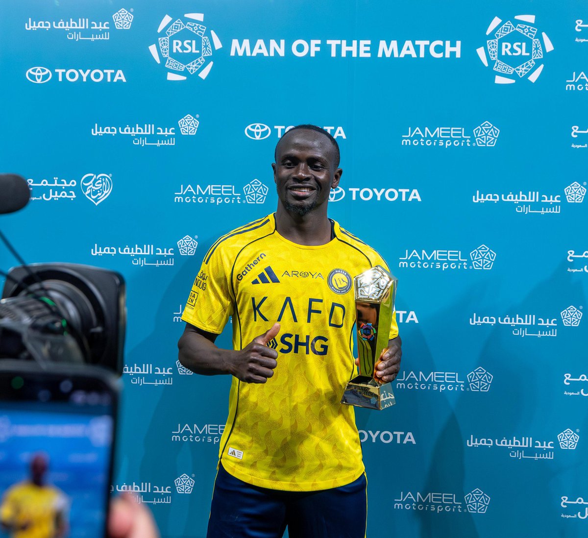 Abo3ziz009's tweet image. ⭐️ نجوم مباريات النصر ⭐️

.
رجل مباراة #النصر_التعاون جواو 
رجل مباراة #النصر_الخلود ماني
رجل مباراة #النصر_الرياض جواو 
رجل مباراة #النصر_الاتحاد ماني
رجل مباراة #النصر_الفتح جواو 
رجل مباراة #النصر_الحزم  جواو 
رجل مباراة #النصر_الفيحاء رونالدو
رجل مباراة #النصر_نيوم  انجيلو