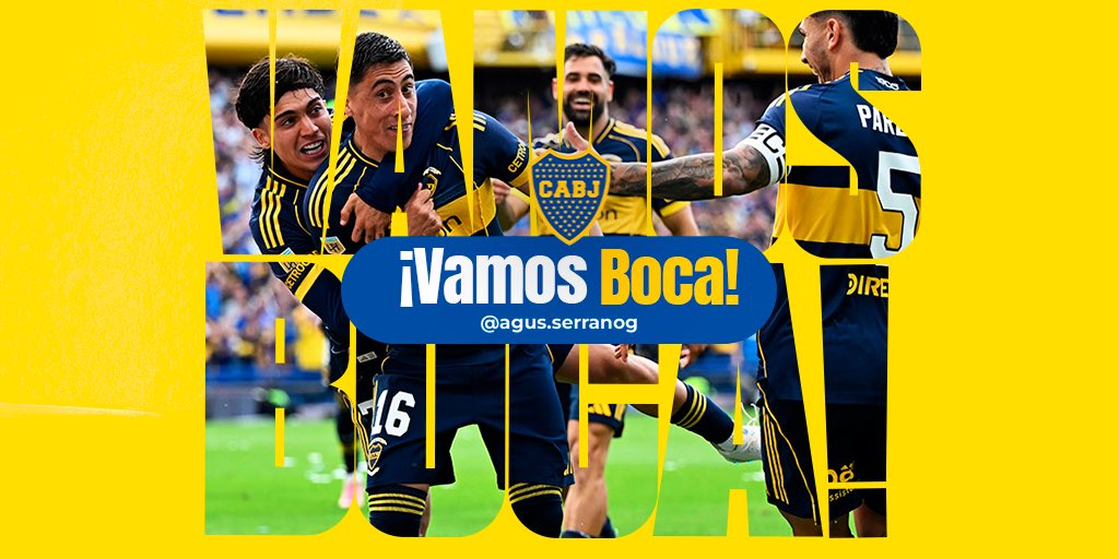 AgusSerrano__'s tweet photo. Vamooooos Boca de mi vidaaaa! 💙💛💙 https://t.co/8LoYDxkleR