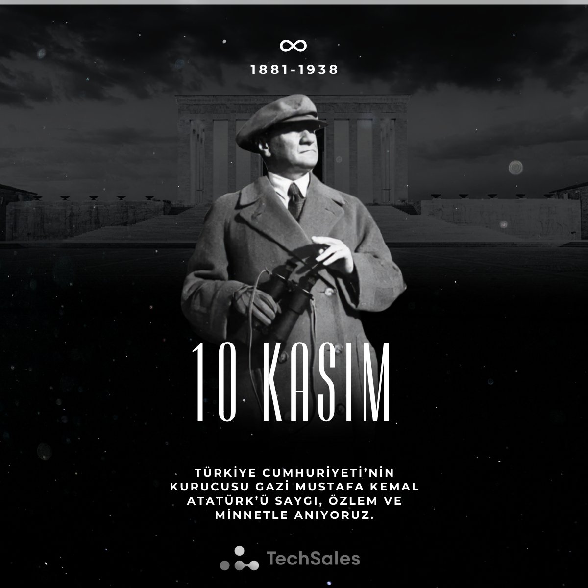 Ülkemden çok uzakta da olsam, ilk günkü vatan aşkıyla, bize bıraktığın mirasa sahip çıkmaya devam ediyorum Atam. Seni görmeyi çok isterdim, ama görmesem bile varlığını biliyor olmak ve bizim kurucu önderimiz olman bize bir şeref. Ruhun şad olsun! 
Saygı, özlem ve minnetle...