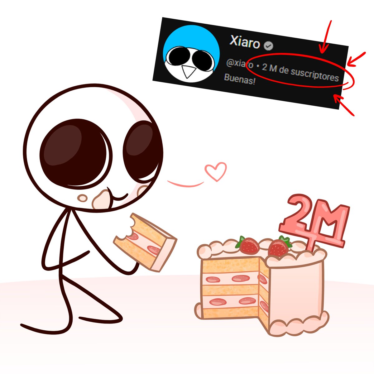 Xiaroyt's tweet image. MUCHISIMAS GRACIAS POR LOS 2 MILLONES DE SUSCRIPTORES 🫂❤✨
Es increible el apoyo que le estan dando al ultimo video y al canal en general 🥹
