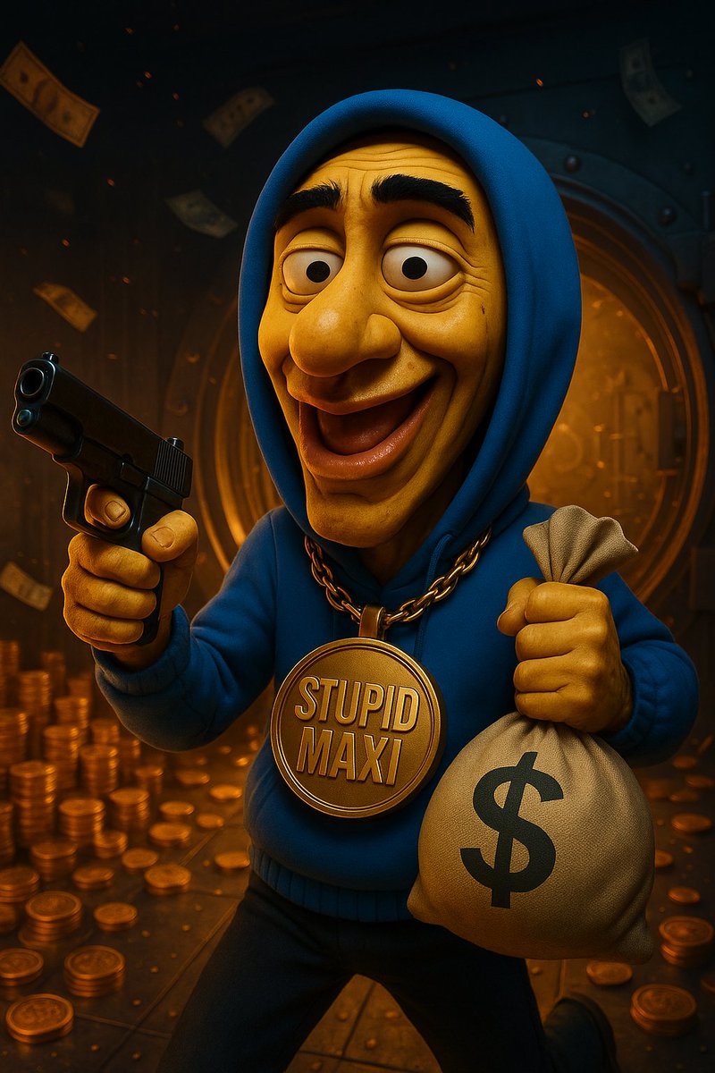 RastaCryptoMan's tweet photo. 💰🚨 BREAKING: $STUPID MAXI STRIKES AGAIN! 🚨💰
The vault is open. The gold is glowing.
And guess who’s picking up all the $STUPID bags? 🤑
He came for the memes.
He left with the market.
🪙 “Stay $stupid, get rich.”
#STUPIDMAXI #StayStupid #CryptoHeist #MemecoinTakeover https://t.co/VMk3a7xAJN