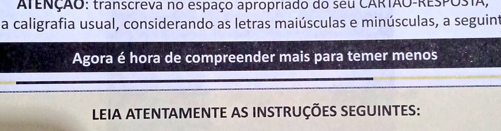 hicassiane's tweet photo. O Enem me motivando, ãmooo #Enem2025 https://t.co/iKTZxHqft7