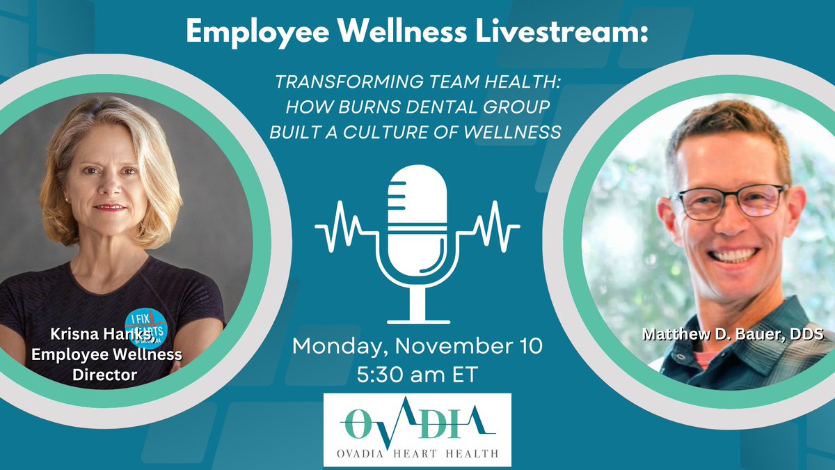 Square1Wellness's tweet image. What to hear what a small family run dental practice did in 6 months time with a metabolic health employee wellness program? Join us today at 5:30 pm EST for our livestream. @ifixhearts @BiggestComeback #healthcoach #employeewellness #teeth #DentalHealth #DentalCare