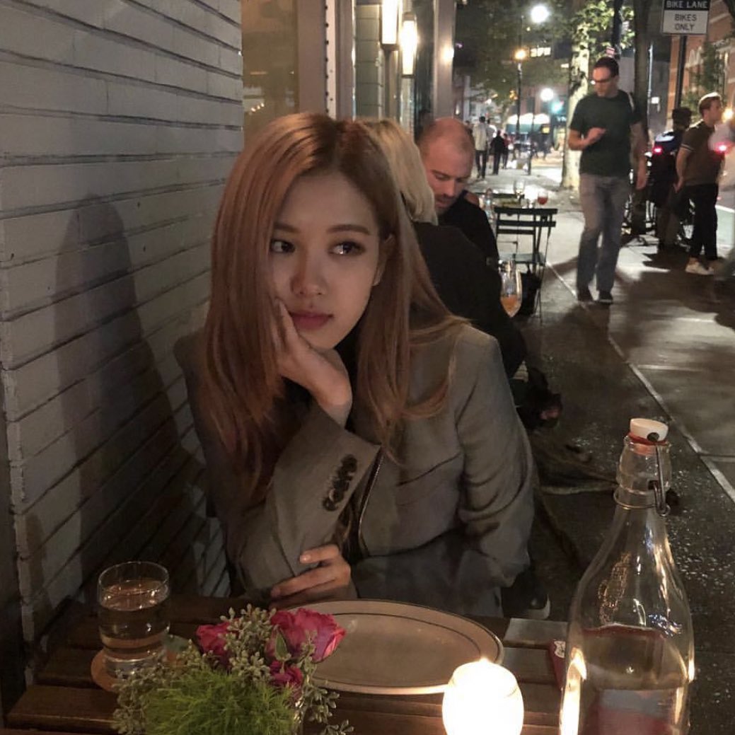 fizchery's tweet image. #confessing this my fav hair color on rose ever probably