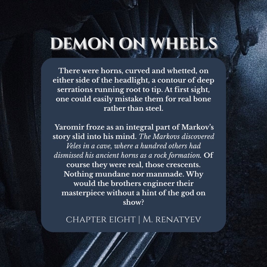 renatyev's tweet image. After a rather productive weekend spent editing, here&apos;s a #SundaySnippet featuring the titular Demon on Wheels! 🚂🚂
