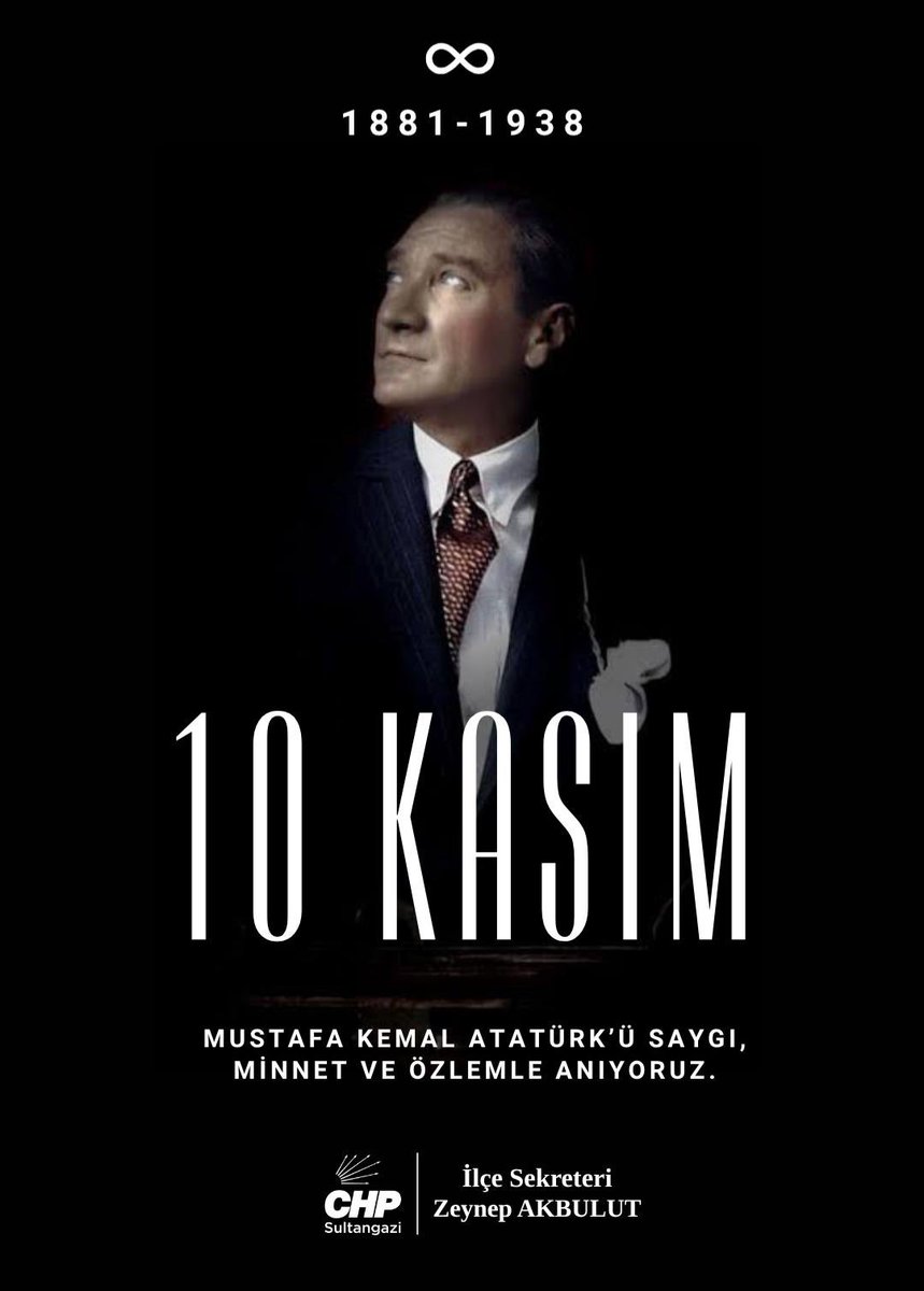 ZeynepAkbltCHP's tweet photo. BAZI BAKIŞLAR
GELECEĞE IŞIK TUTAR ♾️

#10KASIM https://t.co/gnwRHIaOjd
