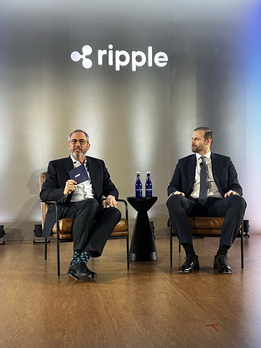 LaplaceGlobal's tweet photo. ⚡️ We are back from attending @Ripple Swell 2025 New York City, which delivered two days of pure institutional prowess in the right directions. The energy was electric! Conversations with @BlackRock , @Nasdaq , @Citi , @Fidelity , and @WhiteHouse confirmed one thing: tokenized assets aren’t just coming - they’re here! - and @LaplaceGlobal is happy to be a part of this alignment from earlier days of critically driving complaint, client-centric capabilities, especially for mid-market institutions and investors. 

👏 Congratulations to the @Ripple team for your landmark achievements that solidify your leadership in enterprise blockchain for global institutions:

1.  $95B+ in Ripple Payments volume: real-world dollars settling in seconds across global corridors, no pre-funding required.  
2.  RLUSD surpassing $1B market cap in under a year: NYDFS-regulated reserves making it the compliant stablecoin institutions actually trust.  
3.  Six strategic acquisitions in just over two years: including Hidden Road ($1.25B for prime brokerage) and GTreasury ($1B for corporate treasury dominance), building a full-stack empire from custody to settlement.  
4.  Ripple Prime triples in scale: client collateral doubled, daily transactions topping 60 million, with RLUSD now powering institutional lending.  
5.  75 global regulatory licenses: e.g. from MAS > MiCA > GENIUS Act alignment in the US. Ripple has been working in offense to help integrate digital asset rules.  
6.  @Mastercard + @Gemini + WebBank partnership: piloting RLUSD stablecoin settling real fiat credit card transactions on XRPL, launching with the Gemini XRP Card > TradFi now has blockchain rails. 

🏆 And of course - a $500M strategic raise at a $40B valuation, led by @Fortress Investment Group and @Citadel Securities, with @Pantera Capital, @Galaxy Digital, Brevan Howard, and Marshall Wace joining the table. This is beyond growth capital and is validation from some of the sharpest minds.

✅ This hits home for @LaplaceGlobal and we could not be more grateful for the global jurisdictional support heading towards a more innovative & transparent financial environment for everyone. Our accredited platform already delivers tokenized products, exactly the infrastructure Swell panels hailed as the future.

⏳We look forward to US market-structure rules to launch (Q1 2026 expected). 

🔥 While Ripple is building the rails, watch the “tens of trillions” roll in! 
- White House advisor @patrickjwitt on stage at Swell.