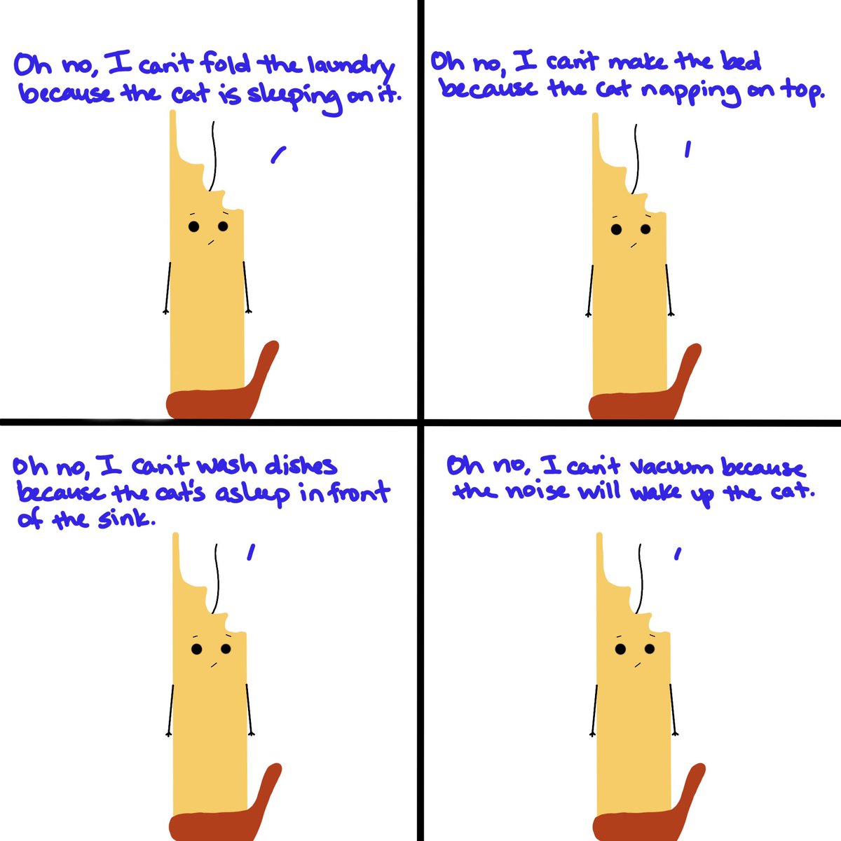 Oh no, guess I’ll have to spend my time on something other than chores. #doodlewax