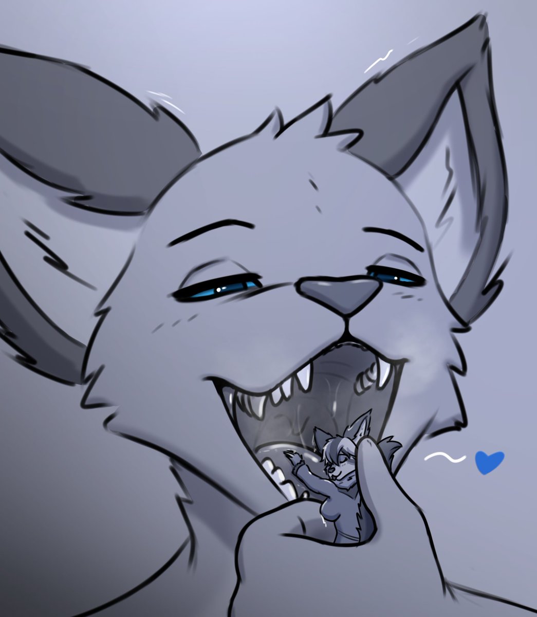 Just giving one of my friends a nice lil' smooch, nothing else

a quick repost from the cancelled sizetober prompt list ft. one of my Patreon's Big Backers, valargent !