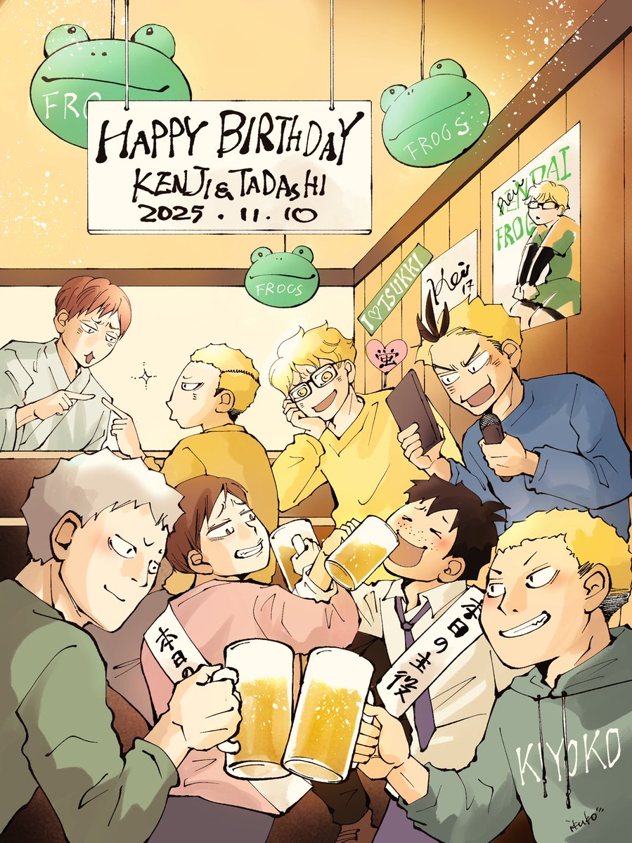 #山口忠生誕祭2025
#二口堅治生誕祭2025 

ふたりともおめでとう❣️