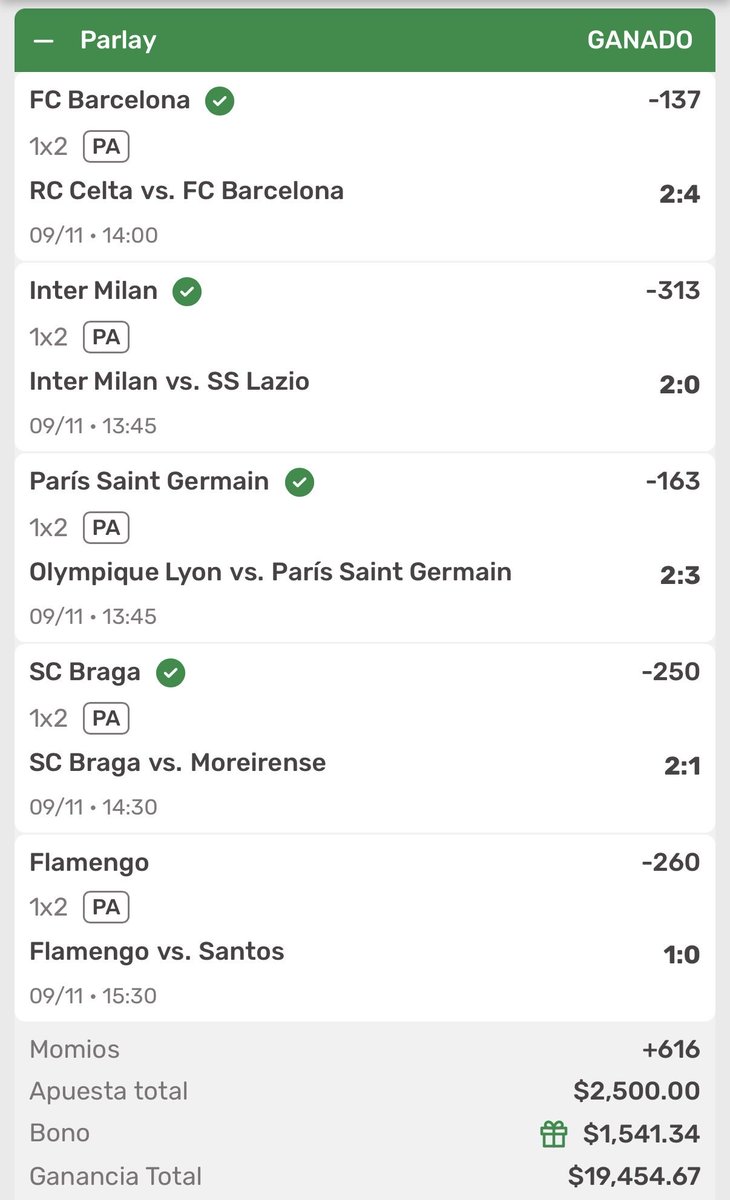 $2500 entre los RT Y ❤️ 

LO COBRAMOS TODOS GRATIS 

FREE PARLEY +616 ⚽️⚽️✅✅✅✅ 

Te di a ganar $17,000 sin moverte de tu sillón 🤣😴😴😴 , vas a querer el siguiente ? 

Sortearé $300 más entre los tickets, quiero ver si cobraste  conmigo 

EL KOALAAACOHETEEE 🚀🐨🐨