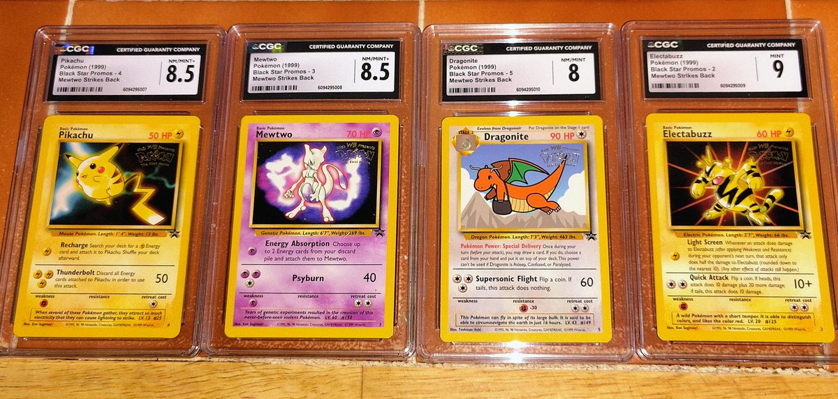 AgentJLA's tweet photo. @CGCCards exceeded my expectations. Was expecting these back a couple of days before Thanksgiving but they came back super fast. They received on 10/27 and shipped on 11/4...Ι did a "quick submit bulk economy" of 20 cards and these are the results....
Last pic in the comments. https://t.co/Wv4Vl5tqzM