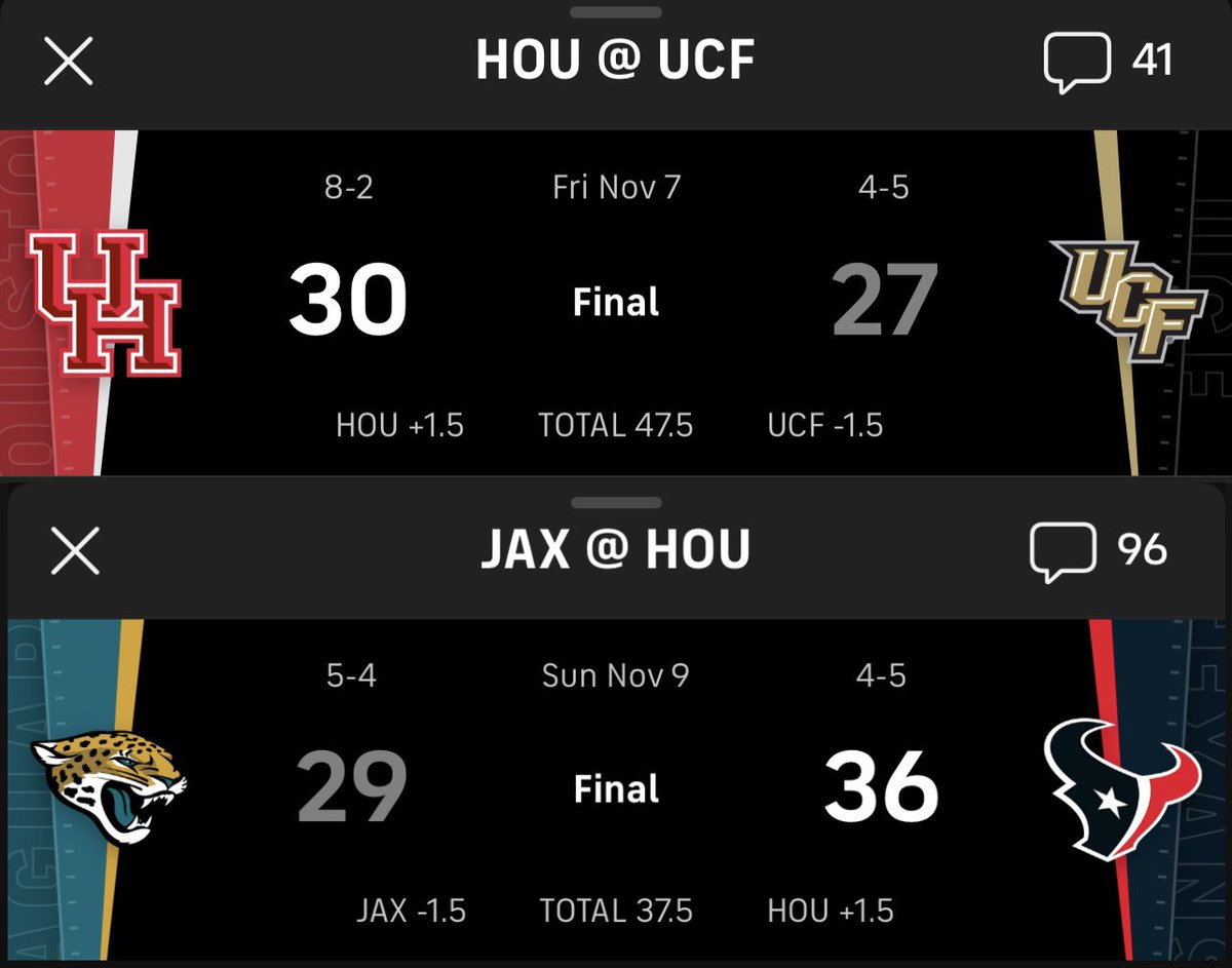 UCF_Jaguar's tweet photo. Houston really fucked up my entire weekend 🥲🤣 https://t.co/CPh0zOfHWj