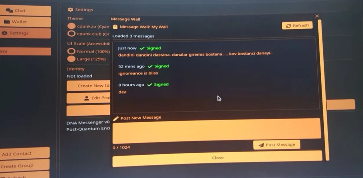 $cpunk 
No VC money, no team bags, no lazy Sundays.
We’re building quantum-safe messaging and decentralized identity while most projects sleep.
If you want real grinding, that’s us. #postquantum #kyber1024 #dilithium5 #sha3 #aes256