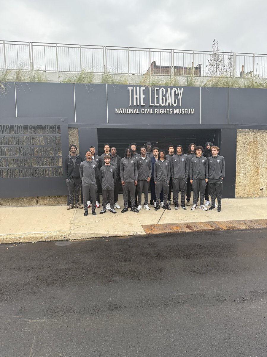 MBBWaltersState's tweet photo. Blessed to travel the way we do at Walters. Thanks to our administration for giving our student-athletes the chance to visit the Civil Rights Museum in Memphis.
“Darkness can’t drive out darkness; only light can. Hate can’t drive out hate; only love can.” -MLK
🔴🔵🤘🏽#WatersUp https://t.co/eL7uJawjGr
