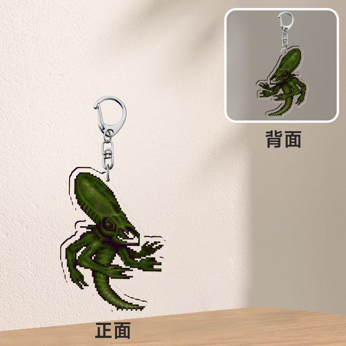 edannunziata's tweet image. Vortex Drone (the actual sprite from the game) Keychain.  Limited. 🐬🤗