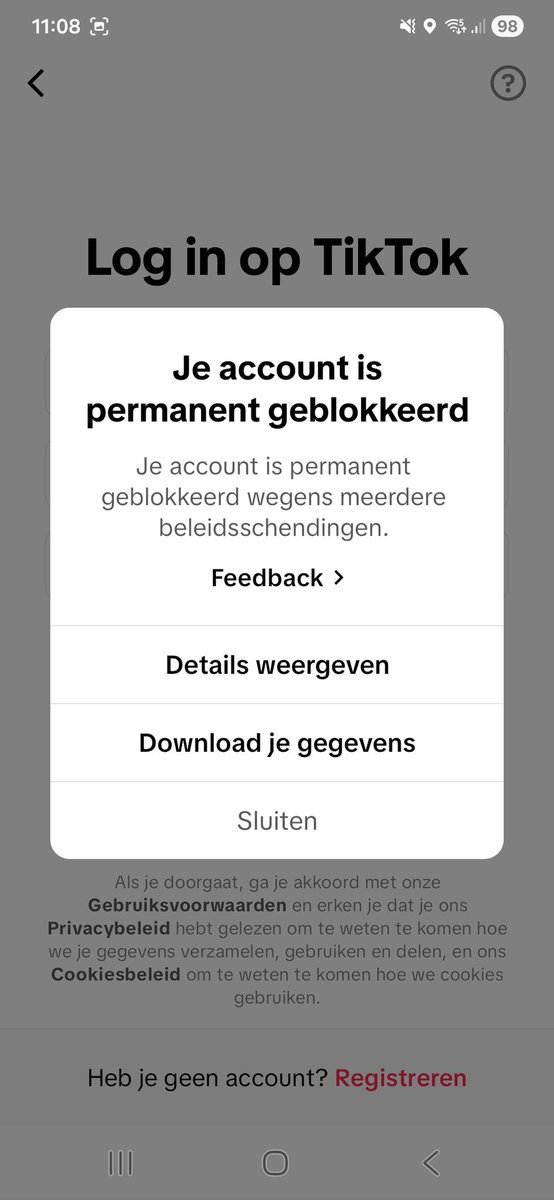 rodriramosdb's tweet image. Nieuw account. Mijn ander met 17000 volgers kwijt. En op tiktok wordt ik constant geschorst. Daar mag opeens niks.meer