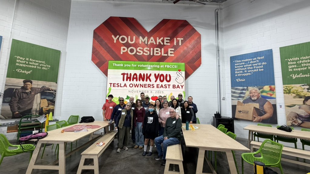 Our <a href="/Tesla/">Tesla</a> club is so proud of our members who came out on their spare Saturdays to sort food and bag up items to give to the needy!

We are more than a club, we love cars and community. 

Thank you <a href="/foodbankccs/">foodbankccs</a>