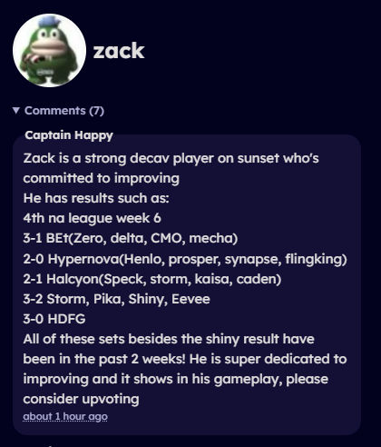 got suggested to +2 by <a href="/CaptHappy_Spl/">Captain Happy</a> 😸😸