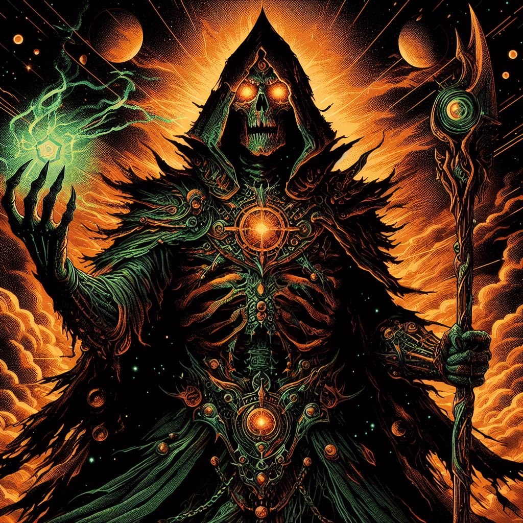 lordparallaxx's tweet image. Mystic Archon #AIart