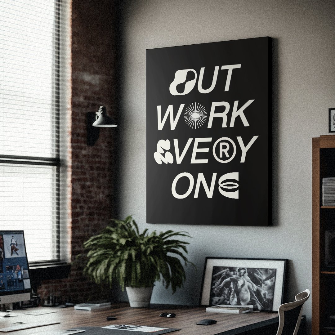 ikonick_xyz's tweet image. Stop Scrolling &amp;amp; Get to Work…➡️
Piece - “Outwork Everyone”

#OutworkEveryone
#IKONICK