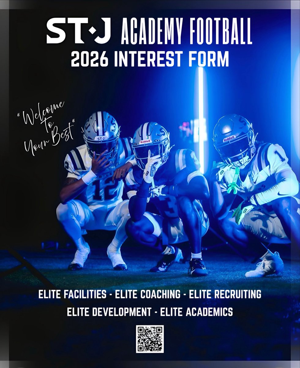 I’m looking for cls 27’ 28’ 29 Football players looking to play on national stage and boost their recruiting and development. Looking to start a Transformational relationship fill out QR code below take visit come be treated like college athlete now.