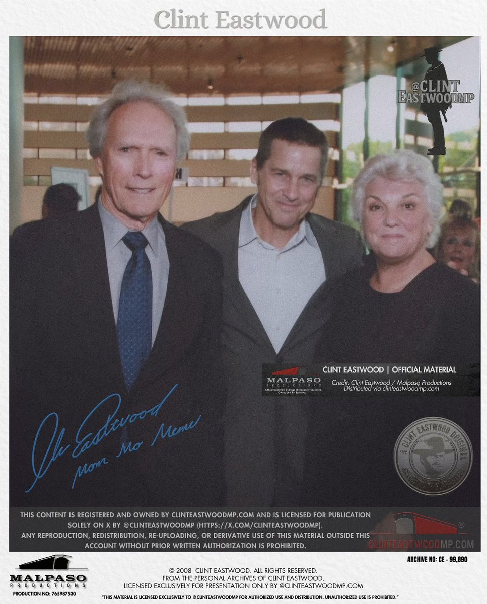 ClintEastwoodMP's tweet image. Reuniting with cast members Tim Matheson and Tyne Daly during the Warner Home Video Salute for Dirty Harry...