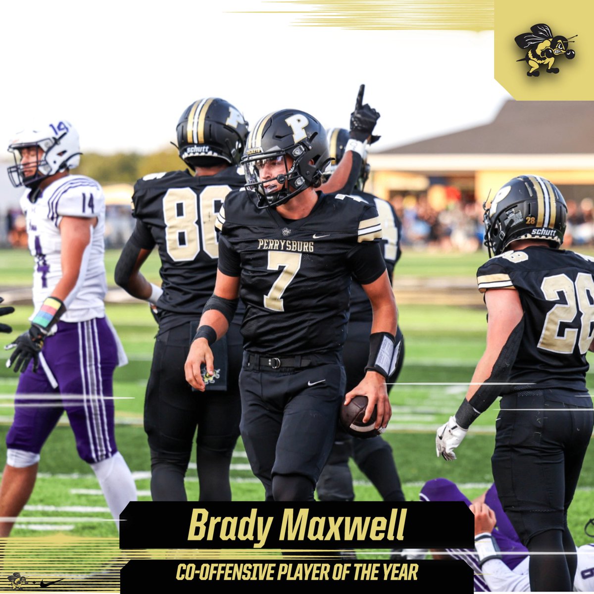 bradymaxwellqb's tweet photo. Thankful for all of the coaches that voted for me to be 1st team ALL-NLL and Co-Offensive Player of the Year! Thank you also to my coaches and teammates for helping me this season! Love my guys! 🙏

Go Jackets! 🐝🏈 https://t.co/zIOw7woxeO