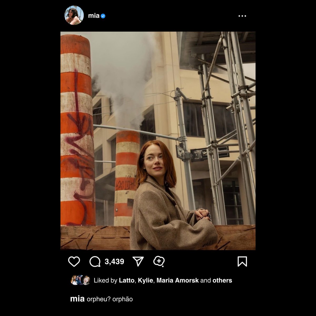 Mia em novo post curtido por Mary Lovesk:

“Orpheu? Orphão”

O que acham que significa?