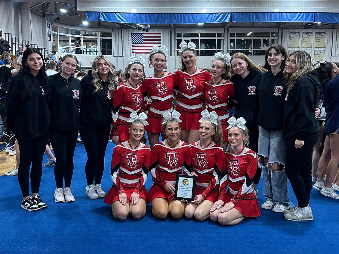 tyngtigersports's tweet photo. Tigers Cheer take the Win! 🏆
Congratulations to our Tyngsboro Tigers on earning 1st Place at the Midland Wachusett League Championship!
#tpsprepares
#tigerpride https://t.co/JtnT6ib5Rb