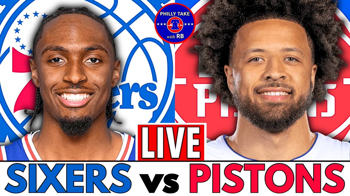 Can the Sixers follow up last night’s big win with another one against the red-hot Pistons? 👀🔥

Tune in with me for Pregame, Live Game, &amp; Postgame coverage! 

Link Below ⬇️