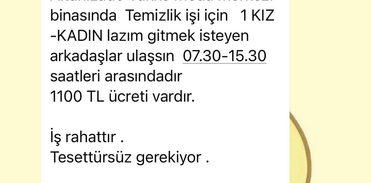Hayatımda gördüğüm en aşağılık düşünce tesettürsüz gerekiyormuş kapalı temizlik yapamıyor mu ne saçma sapan insanlar amk ülkenin bu açık kapalı zihniyetsizliğinden tiksiniyorum artık
