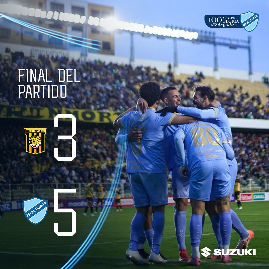 Bolivar_Oficial's tweet image. 💙⚡ ¡VICTORIA CELESTE EN EL SUPERCLÁSICO NACIONAL! 🔥🏟️

Ganamos el partido más importante y sellamos nuestra clasificación directa a los cuartos de final de la Copa Paceña como líderes de grupo 🙌🏻💫

¡Así gana el más grande! 💪🏻🔥

#BolívarCentenario #UnSigloDePasión