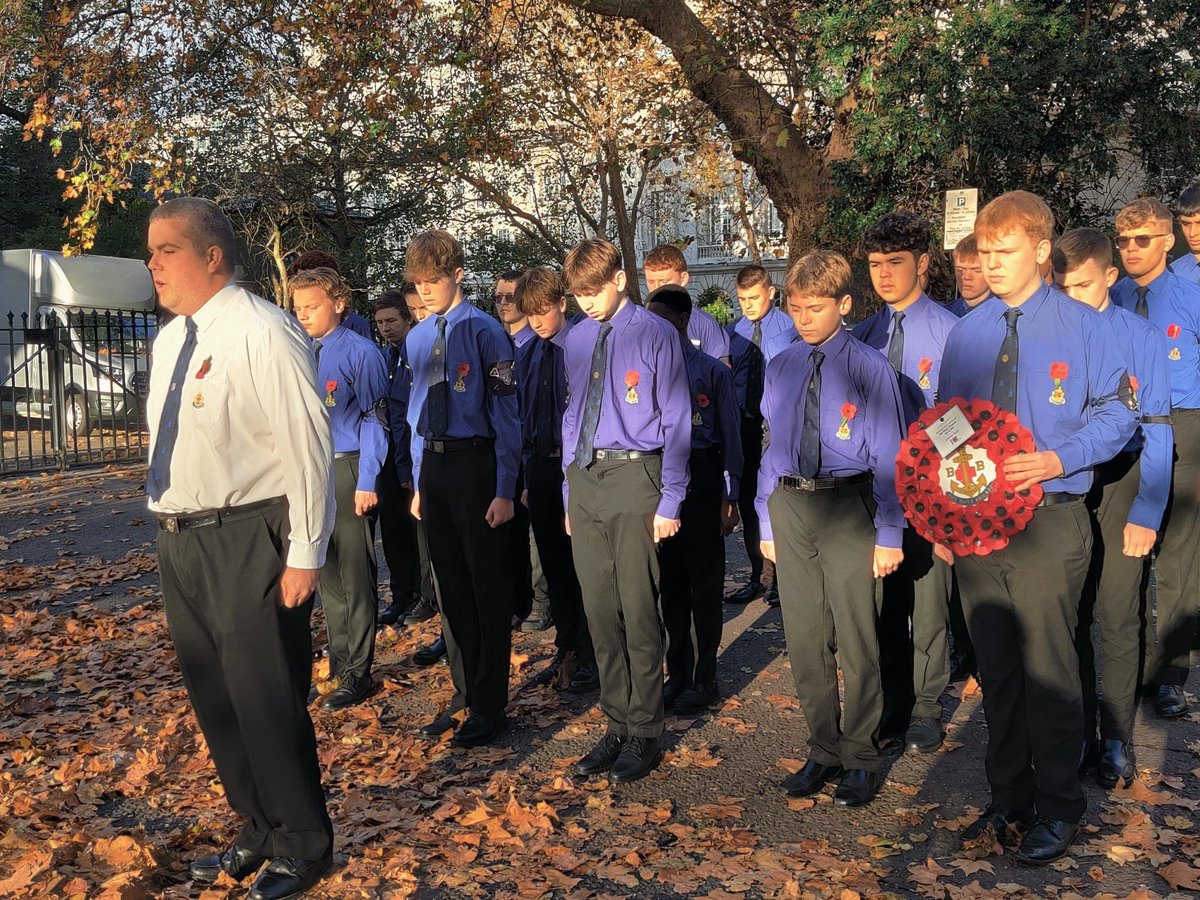 Fleegle67's tweet photo. What an honour for Charlie and a massive moment of pride as parents watching our boy representing his BB company at the Remembrance Day Parade in London today. https://t.co/nI7NzPsS8y