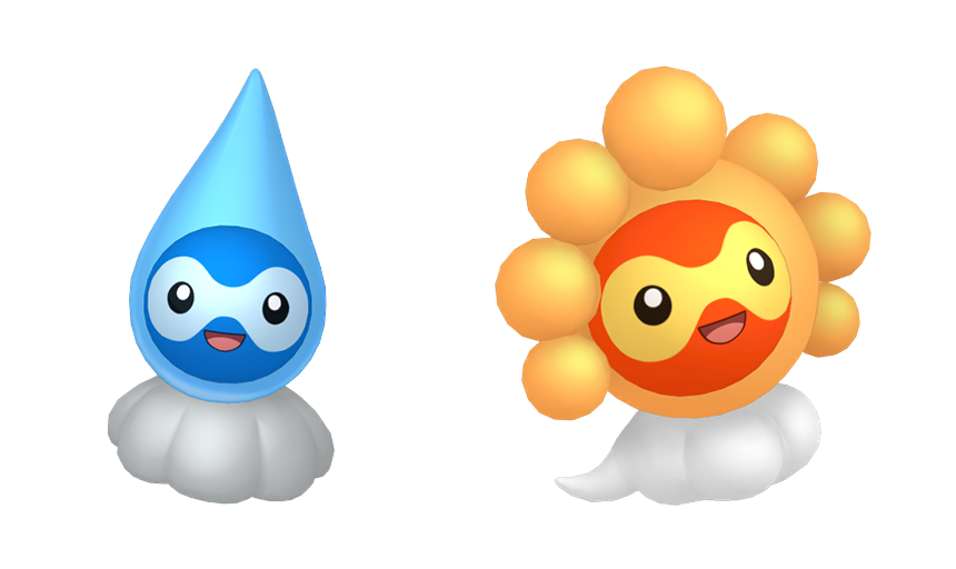 ぽこあポケモンのポワルンっぽい奴、よく見たらこれ人形で逆さまにする 