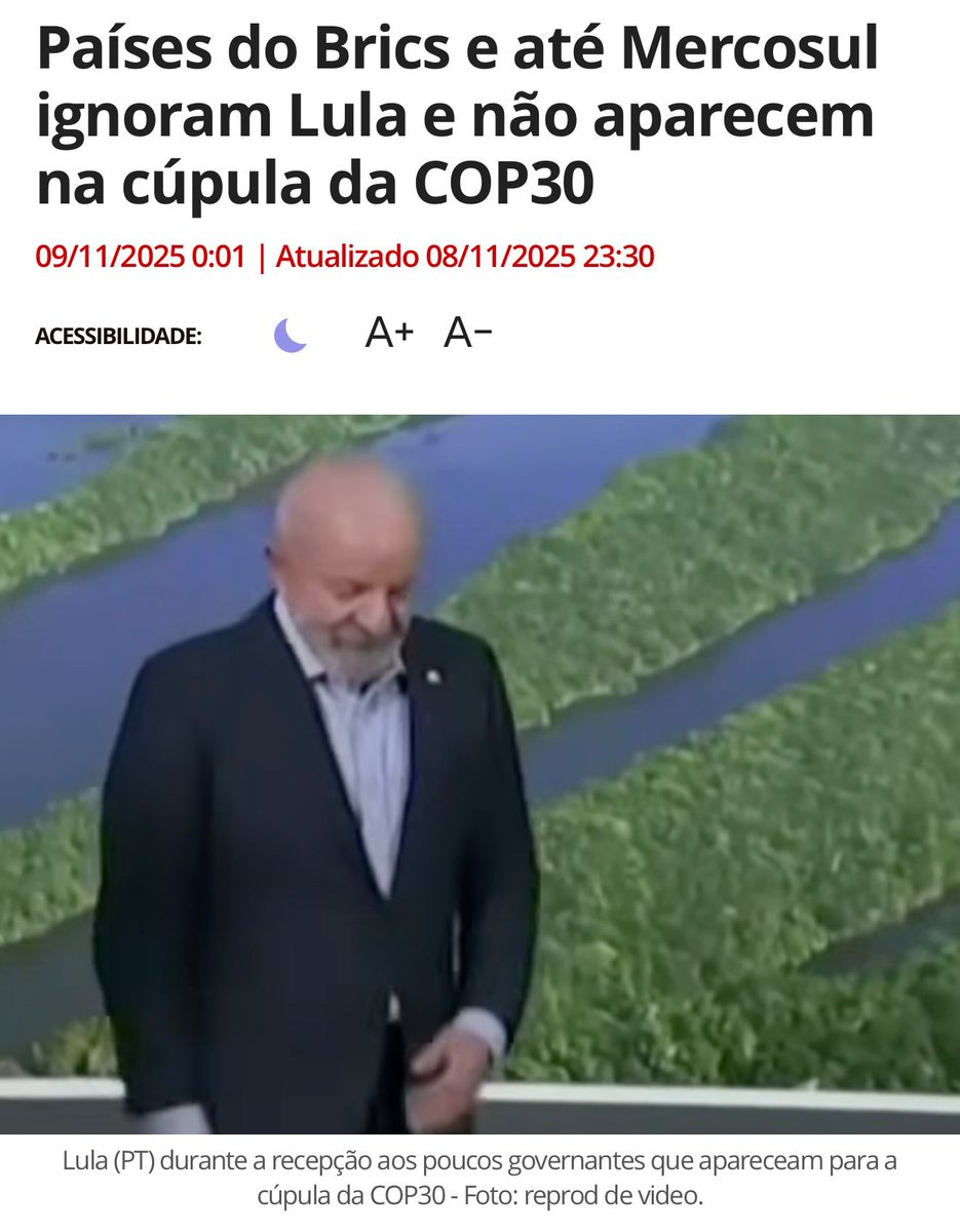 Fracasso total! Lula é um anão diplomático e nos envergonha!
