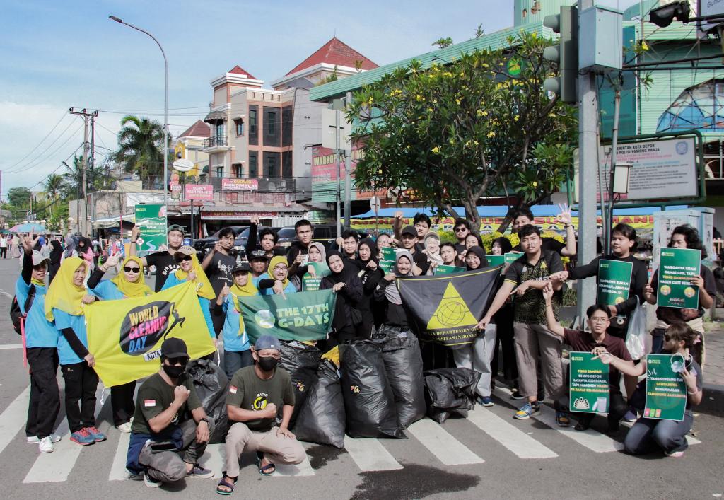 Kolaborasi dengan mahasiswa geografi UI