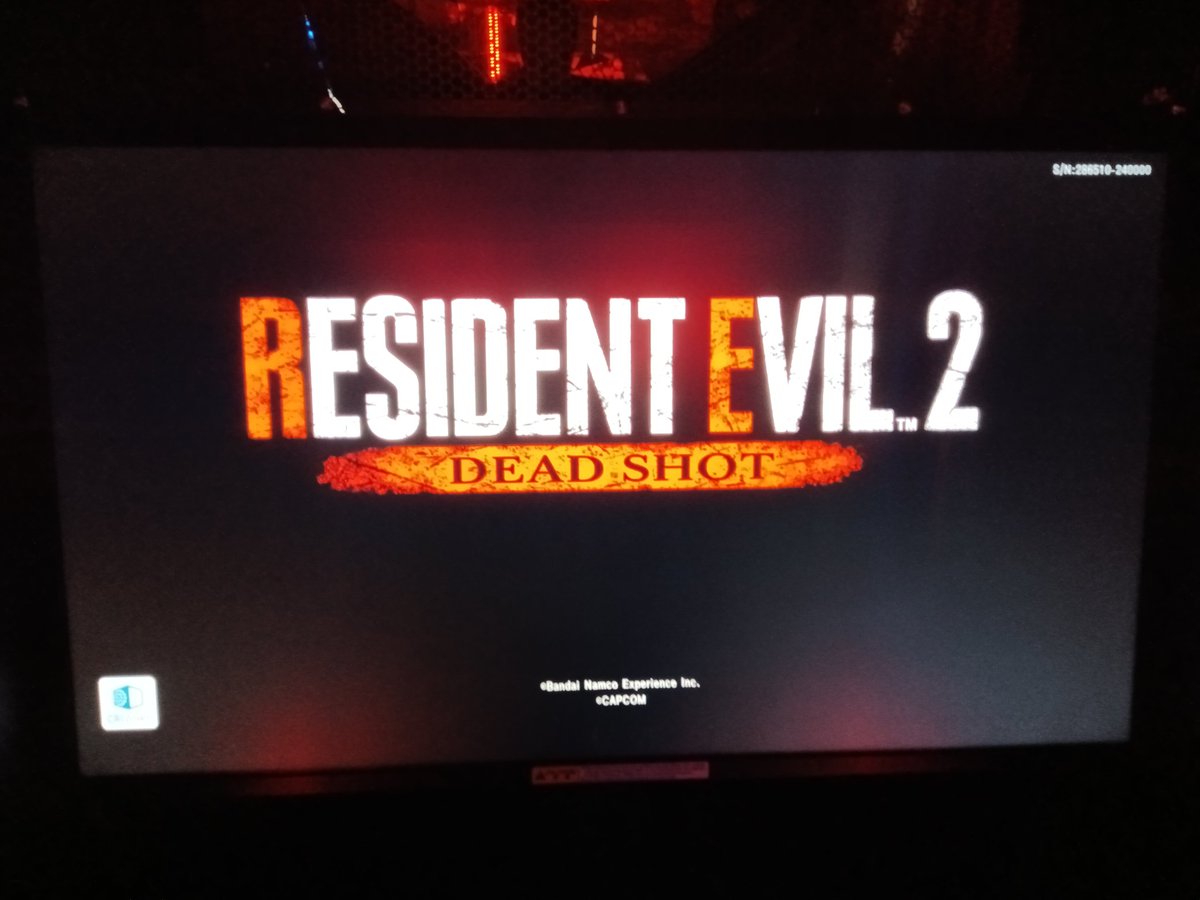 Multibrawlr's tweet image. Apparently Resident Evil 2 Dead Shot&apos;s at my local Round 1. Trying it out. #konami #arcade