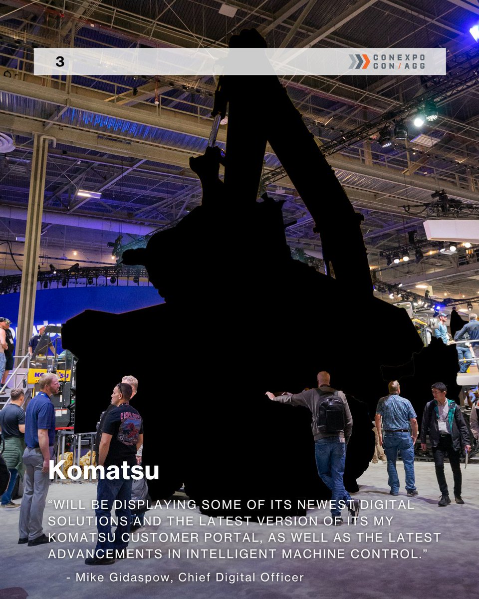 conexpoconagg's tweet image. 🚨 Sneak peek alert 🚨
From electric equipment to intelligent machine control – the future of construction is coming to #CONEXPOCONAGG2026.
➡️ Swipe through to see what’s debuting from @VolvoCE_NA, @TakeuchiMFG, and @komatsuconstrna

Read the full article: bit.ly/4qOb9o3