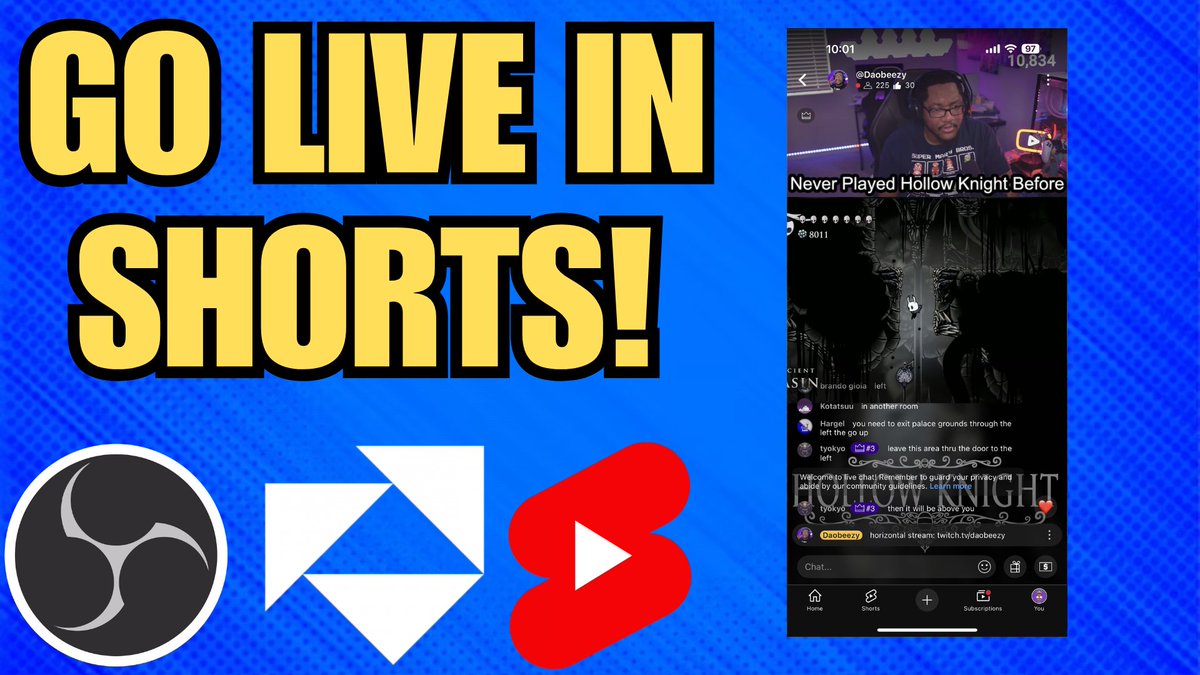 ObeezyLive's tweet image. If you&apos;re looking to stream to YouTube Shorts, I personally recommend the Aitum vertical plugin. In my tutorial I show how to set up the plugin, and best YouTube Studio settings to use for your stream. youtu.be/9ziSXOwLSIk