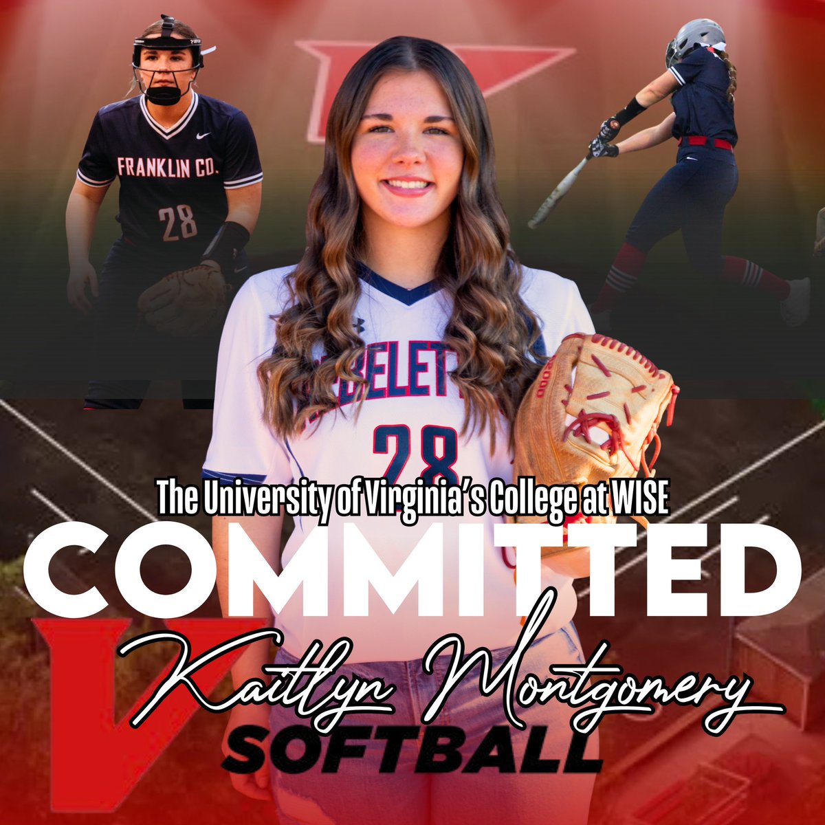 I am very blessed and excited to announce I decided to further my athletic and academic career at <a href="/UVAWiseSB/">UVA WISE SOFTBALL</a> . I want to thank God for allowing me to continue to play the sport that I love. Thank you <a href="/karenburnette/">Karen Bitter</a>  for this amazing opportunity! GO CAVS! ❤️🖤<a href="/xtremedemarini/">Jim Lewis</a>