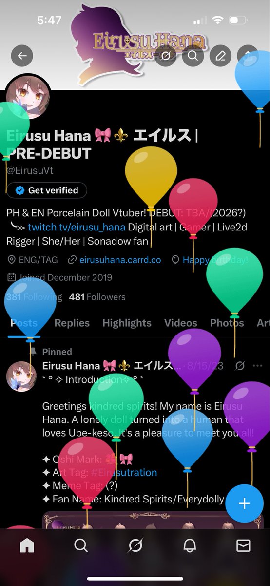 BORN-DAY TODAY! But please stay safe during the typhoon!